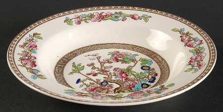 Indian Tree Rim Soup Bowl