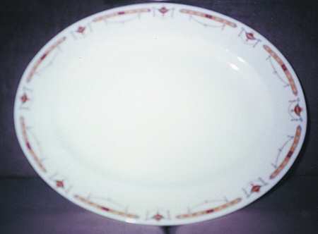Surrey 14" Oval Serving Platter