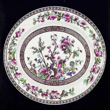 Ye Olde Indian Tree 12" Oval Serving Platter