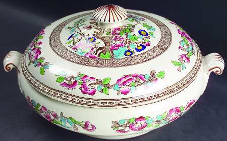 Ye Olde Indian Tree Round Covered Vegetable
