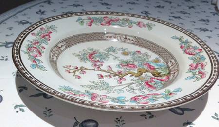 Ye Olde Indian Tree Large Rim Soup Bowl