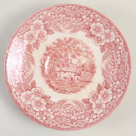 The Constable Series Red Saucer