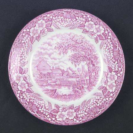 The Constable Series Red Salad Plate