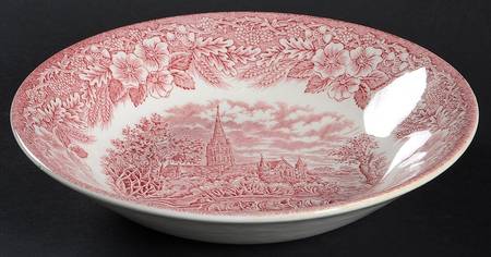 The Constable Series Red Coupe Soup Bowl