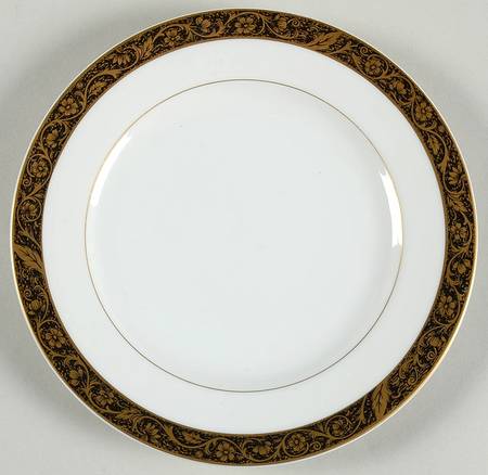 Antique Gold Bread & Butter Plate