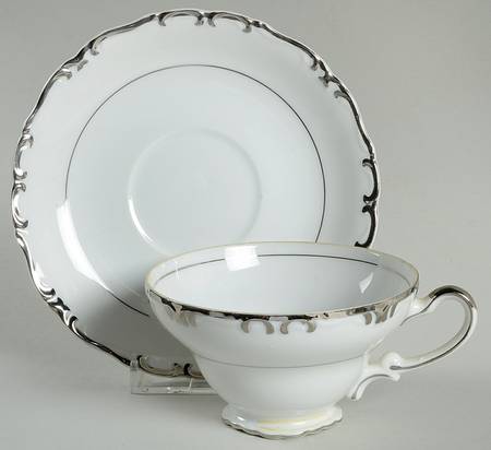 Baronet Footed Cup & Saucer Set