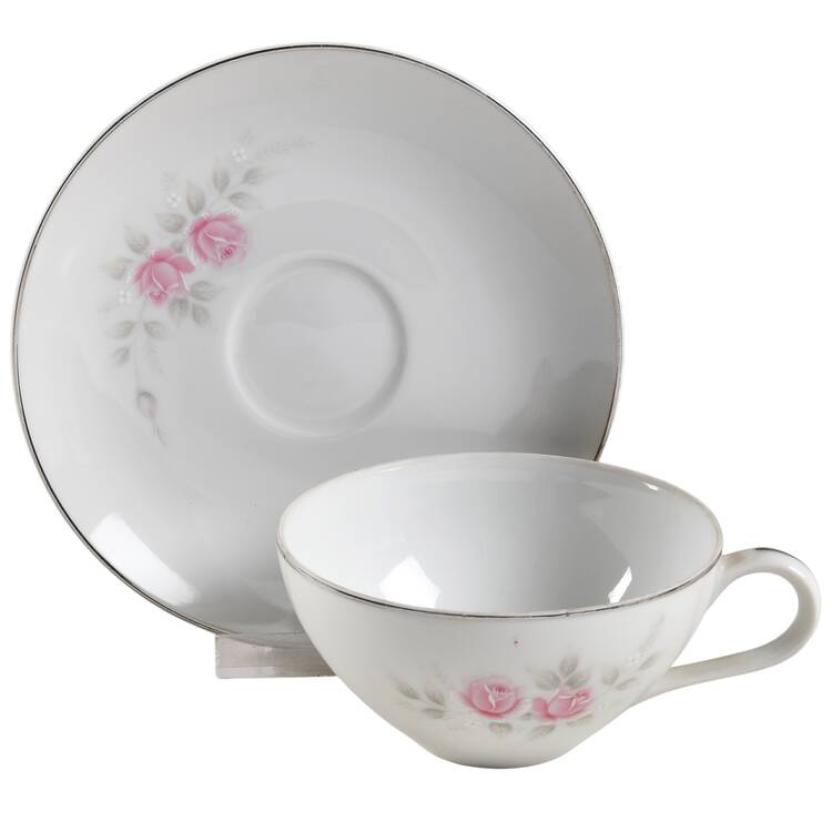 Beloved Flat Cup & Saucer Set