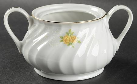 Bridal Bouquet Sugar Bowl No Lid
