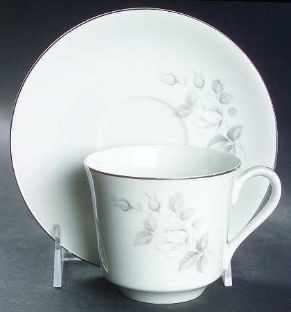 Chateau Rose Flat Cup & Saucer Set
