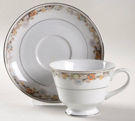 Debonair Footed Cup & Saucer Set
