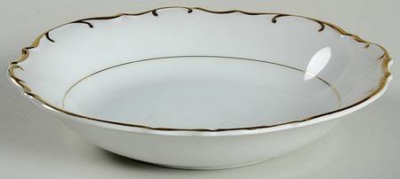 Esquire White Coupe Soup Bowl