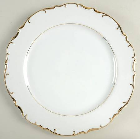 Esquire White 12" Chop Plate (Round Platter)