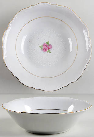 Rose Point 9" Round Vegetable Bowl