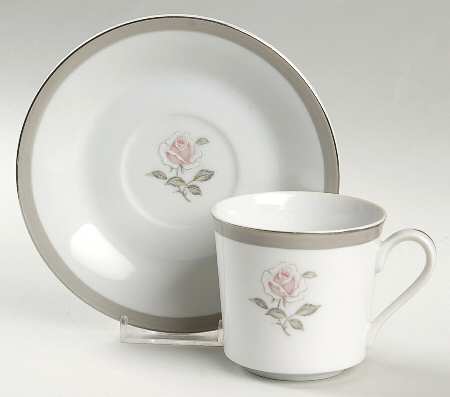 Spring Memory Flat Cup & Saucer Set