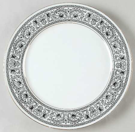 Tribute (Gold Trim) 12" Chop Plate (Round Platter)