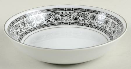 Tribute (Platinum Trim) Fruit/Dessert (Sauce) Bowl