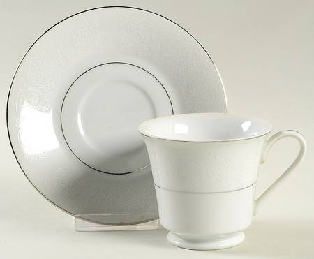 Whitehaven Footed Cup & Saucer Set
