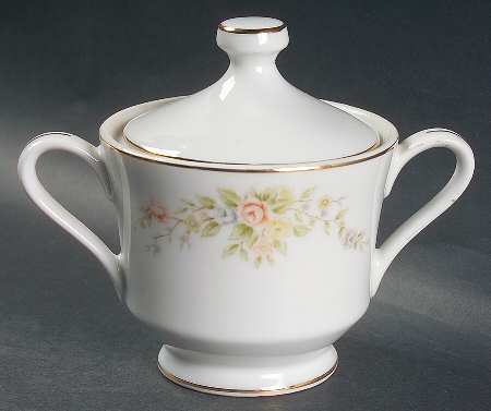 Woodland Rose Sugar Bowl & Lid