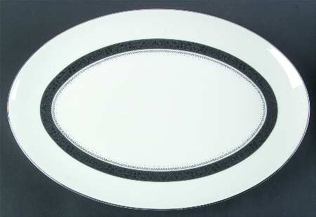 Midnight Velvet 14" Oval Serving Platter