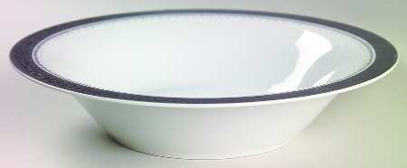 Midnight Velvet Rim Soup Bowl