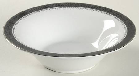 Midnight Velvet Rim Cereal Bowl