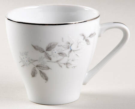 White Rose Flat Cup