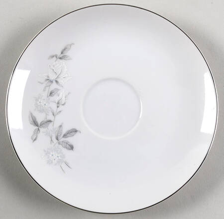 White Rose Saucer