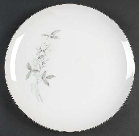 White Rose 12" Chop Plate (Round Platter)