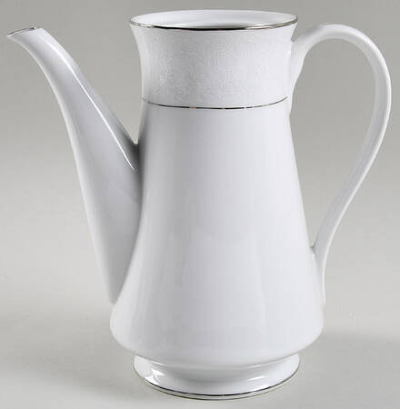Winter Lace Coffee Pot No Lid