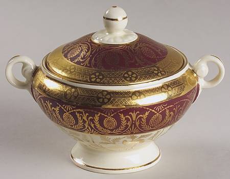 T015 Sugar Bowl & Lid