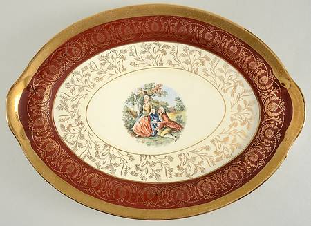T015 13" Oval Serving Platter