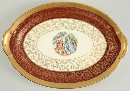 T015 11" Oval Serving Platter