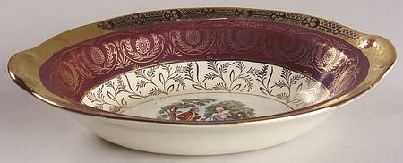 T015 9" Oval Vegetable Bowl