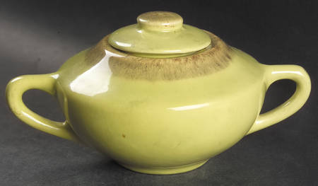 Desert Mist Green (Chartreuse) Sugar Bowl & Lid