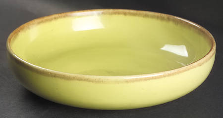 Desert Mist Green (Chartreuse) 8" Round Vegetable Bowl