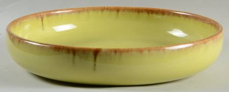 Desert Mist Green (Chartreuse) 10" Round Vegetable Bowl