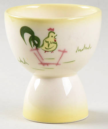 California Farmhouse Yellow Double Egg Cup