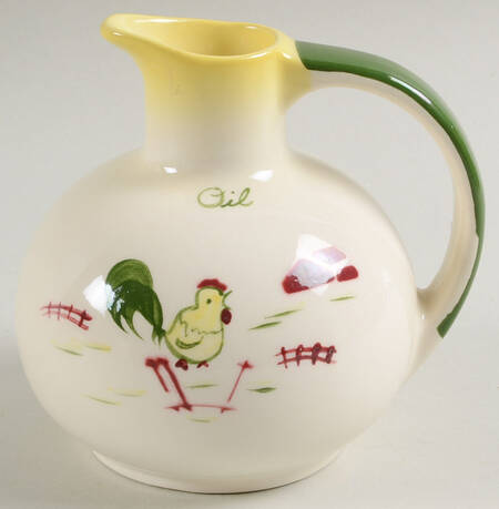 California Farmhouse Yellow Cruet No Stopper