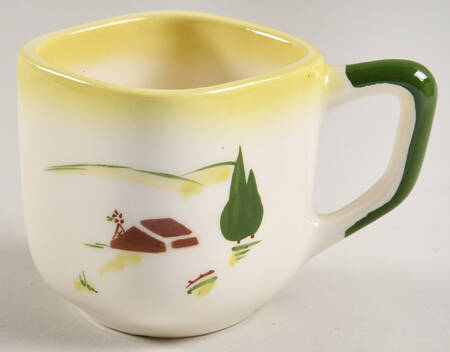 California Farmhouse Yellow Snack Cup