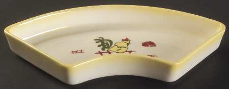 California Farmhouse Yellow Side Section for (6 Pc Lazy Susan W/Plastic Base)