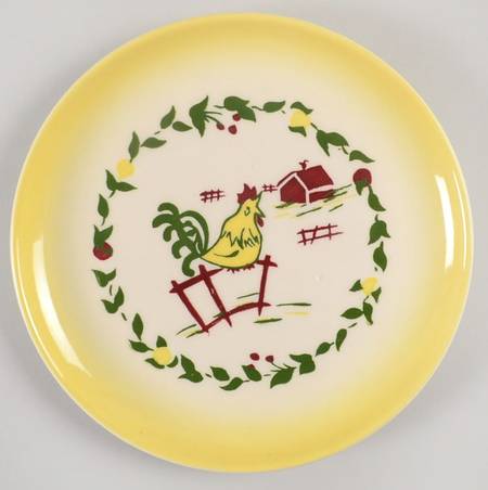 California Farmhouse Yellow Bread & Butter Plate