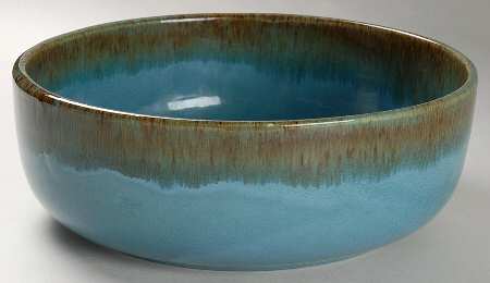 California Rustic (Turquoise) 9" Round Vegetable Bowl