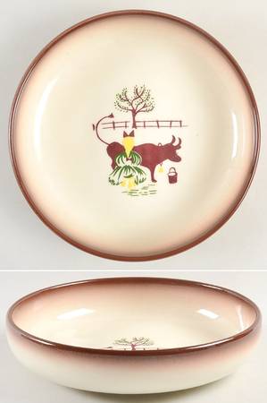 Chanticleer 8" Round Vegetable Bowl