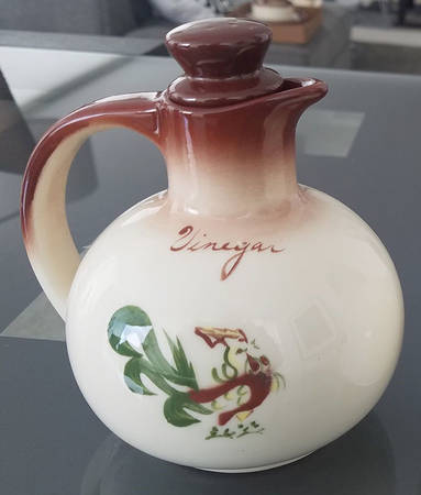 Chanticleer Vinegar Cruet and Stopper