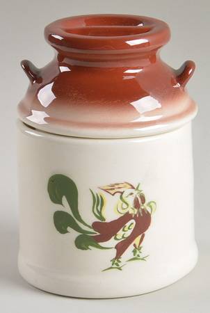 Chanticleer Mustard Jar & Lid