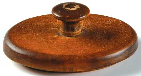 Chanticleer Wood Lid for Tea Canister