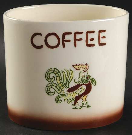 Chanticleer Coffee Canister No Wood Lid