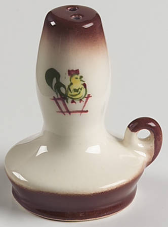 Country Lane Brown Salt Shaker