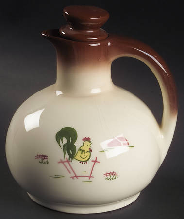 Country Lane Brown Coffee Jug & Lid