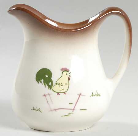 Country Lane Brown Creamer